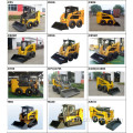 1500kg Xếp hạng Skid Steer Loader Skidsteer